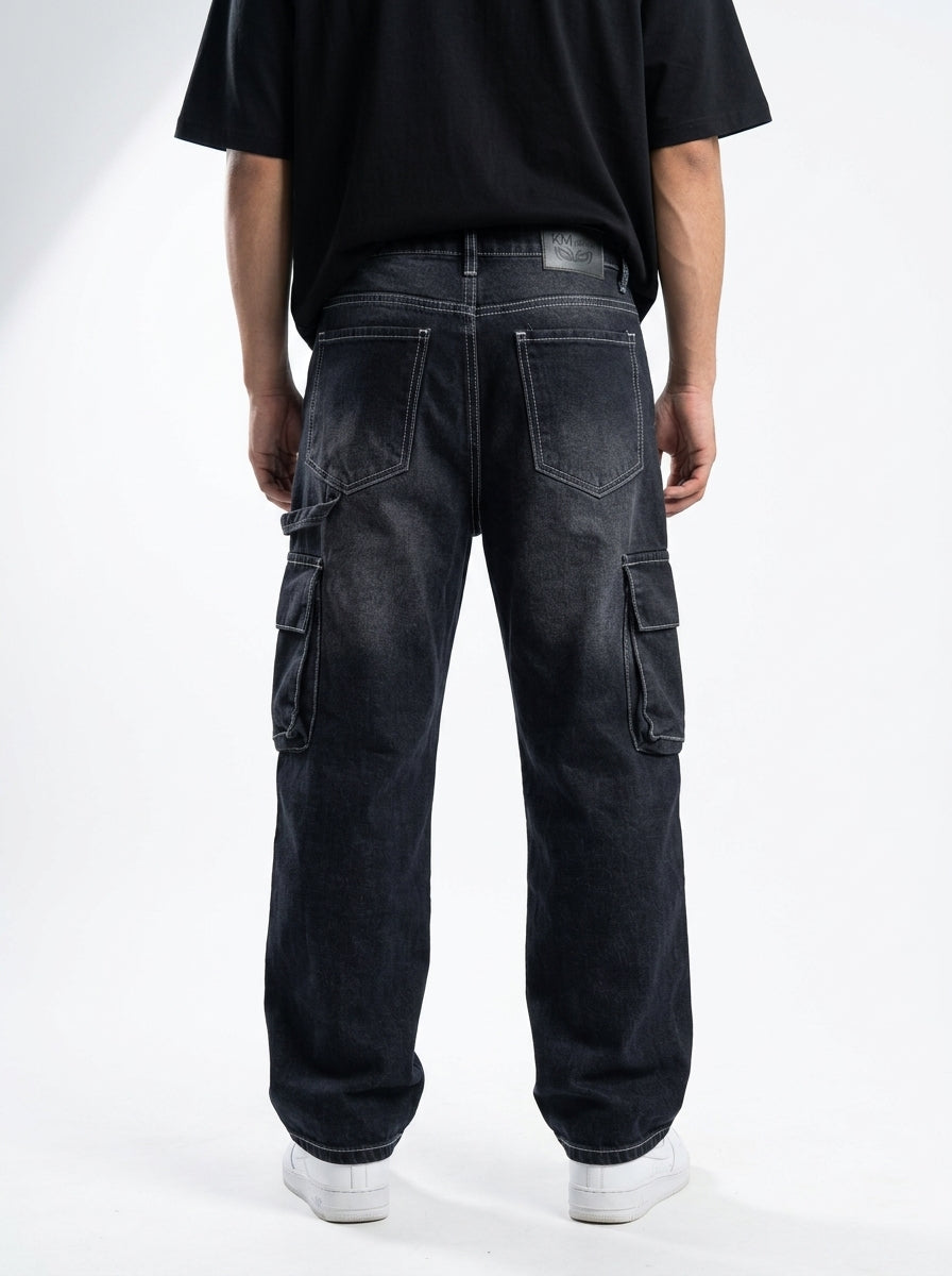 Jean Baggy Cargo Unisex - Pantalón Casual / Km