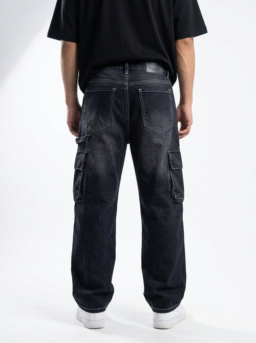 Jean Baggy Cargo Unisex - Pantalón Casual / Km